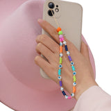 Simple Pearl Anti-Lost Mobile Phone Chain Lanyard