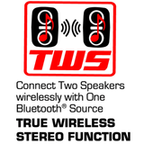 Naxa Dual 8" Bluetooth Party Speakers - Refurbished
