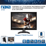 Naxa 14" 12 Volt AC/DC Portable Television - Refurbished