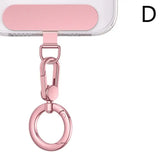 360° Rotating Zinc Alloy Phone Ring Holder Hook | Universal Anti-Entanglement Lanyard Attachment