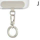 360° Rotating Zinc Alloy Phone Ring Holder Hook | Universal Anti-Entanglement Lanyard Attachment