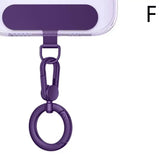 360° Rotating Zinc Alloy Phone Ring Holder Hook | Universal Anti-Entanglement Lanyard Attachment