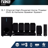 Naxa 5.1 Channel Home Theater DVD & Karaoke Speaker System - Refurbished