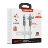 HyperGear Chunky180° 100W USB-C to USB-C Rugged Fast Charge Cable 6ft