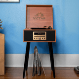 Victor Newbury 8-in-1 Music Center Mahogany - Refurbished