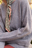 A Multicolor Knit Sweater