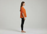 Unique Spectrum Solid Short Sleeve Blouse