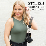 Clip & Go Strap w/Zippered Pouch XOXO