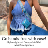 Clip & Go Strap w/Zippered Pouch XOXO