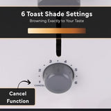 Courant 2 Slice Toaster Cool Touch White