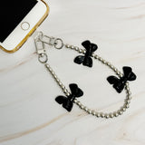 Bows And Beads Phone Wrist Lanyard and Cross Body Phone Lanyard Set