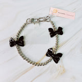 Bows And Beads Phone Wrist Lanyard and Cross Body Phone Lanyard Set
