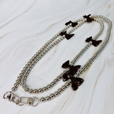 Bows And Beads Phone Wrist Lanyard and Cross Body Phone Lanyard Set