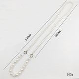 Phone Lanyard Long Crossbody Necklace Chain Pearl Straps Keychain