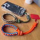 Cell Phone Lanyard Adjustable Braided Wrist Strap Anti-loss Decoration Twist Rope Pendant Hanging Band Cute Strong for Phone