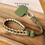 Cell Phone Lanyard Adjustable Braided Wrist Strap Anti-loss Decoration Twist Rope Pendant Hanging Band Cute Strong for Phone
