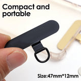 1/2/4PCS Universal Metal Phone Tether Tab Ultra-thin Stainless Steel PLR Replacement Phone Lanyard Straps Cards Hanging Cord Tab