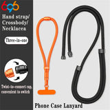 Universally Minimalist Wrist Strap Phone Crossbody Lanyard With Adjustable Drop-Proof DesignTether Tabs For All Mobile Phones