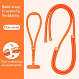 Universally Minimalist Wrist Strap Phone Crossbody Lanyard With Adjustable Drop-Proof DesignTether Tabs For All Mobile Phones