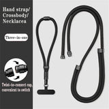 Universally Minimalist Wrist Strap Phone Crossbody Lanyard With Adjustable Drop-Proof DesignTether Tabs For All Mobile Phones