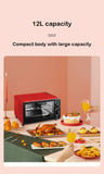 Multifunctional 12L Electric Toaster Oven
