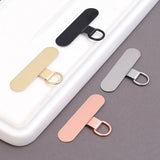 1/2/4PCS Universal Metal Phone Tether Tab Ultra-thin Stainless Steel PLR Replacement Phone Lanyard Straps Cards Hanging Cord Tab