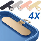 1/2/4PCS Universal Metal Phone Tether Tab Ultra-thin Stainless Steel PLR Replacement Phone Lanyard Straps Cards Hanging Cord Tab
