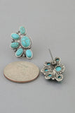 Antique Half Flower Stud Earrings