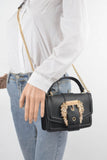 Vegan Top Handle Shoulder Clutch