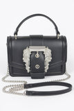 Vegan Top Handle Shoulder Clutch