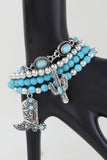 Antique Cowboy Boot Beaded Bracelet