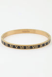 Roman Numeral Cuff Bracelet