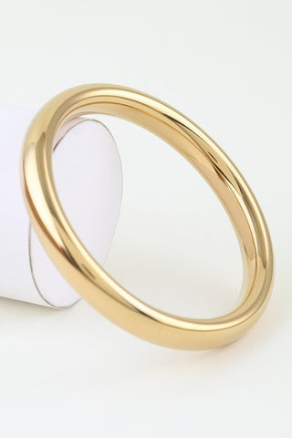 Polished Classic Bangle Bracelet