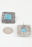 Antique Cubic Stone Earrings