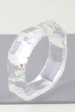 Geometric Crystal Stone Cuff Bracelet