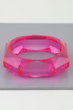 Geometric Crystal Stone Cuff Bracelet