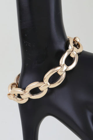 Polished Link Chain Bracelet