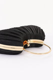 Pleated Polyester Party Clutch