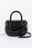 Patent Leather Top Handle Bag