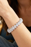 Cubic Zirconia Crystal Cuff Bracelet