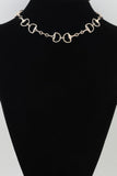 Polished Toggle Chain Choker Necklace