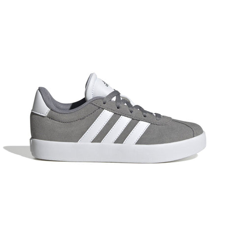 adidas Youth VL Court 3.0 (Gray / White / Silver Metallic)