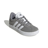 adidas Youth VL Court 3.0 (Gray / White / Silver Metallic)
