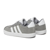 adidas Youth VL Court 3.0 (Gray / White / Silver Metallic)
