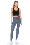 Blue High Waist Leggings