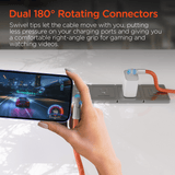 HyperGear Chunky180° 100W USB-C to USB-C Rugged Fast Charge Cable 6ft