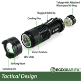 EcoGear FX E300 EDC Tactical Flashlight