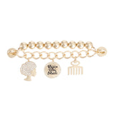 Phone Strap Gold Black Girl Magic Stylish Accessory