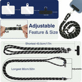 LOHASICDESIGN Adjustable Detachable Phone Lanyard Pink 31.5in