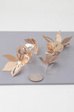 Triple Delicate Flower Drop Earrings